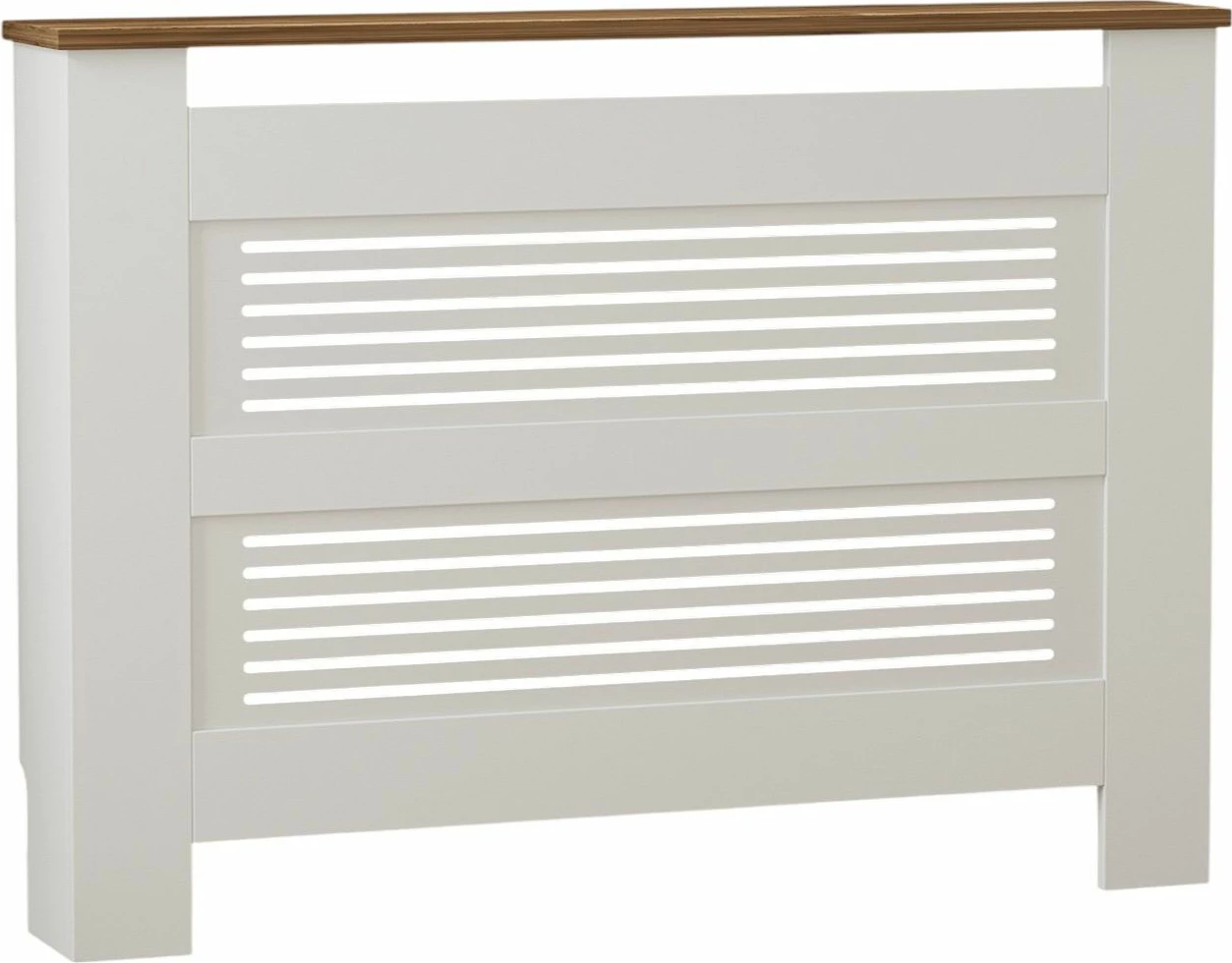 Kapak radiatori Skye Decor, ngjyrë arre dhe e bardhë