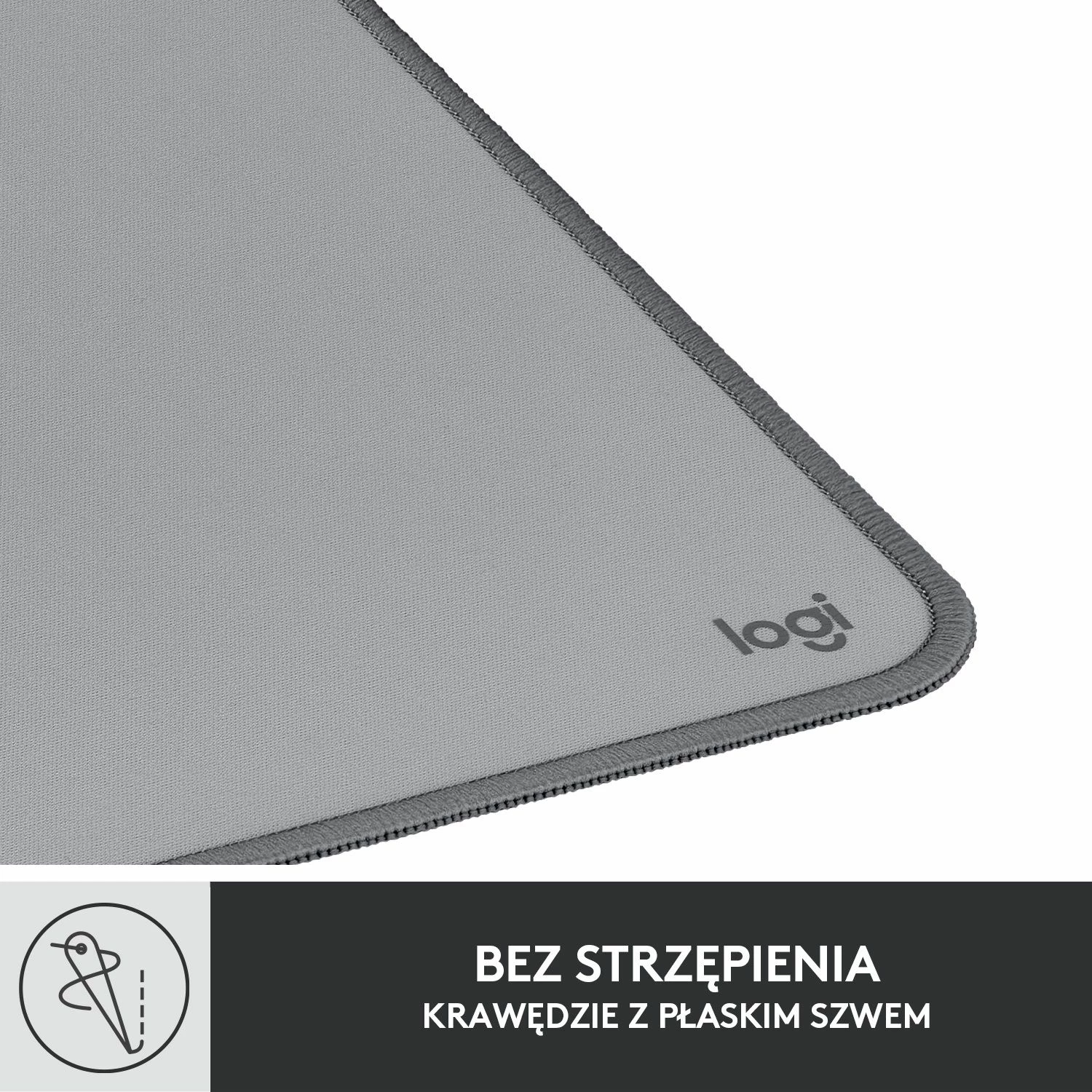 Mauspad Logitech Studio Series 956-000052 70x30cm, gri e mesme