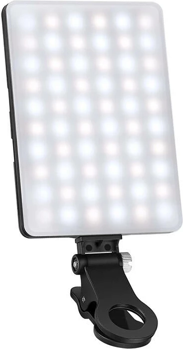 llambë selfie LED bi-color, Neewer, NL-60AI B08VGJ1TK9, 60 LED, CRI 95+, bateri 2000 mAh, USB-C/micro USB, me kapëse dhe mbajtës telefoni