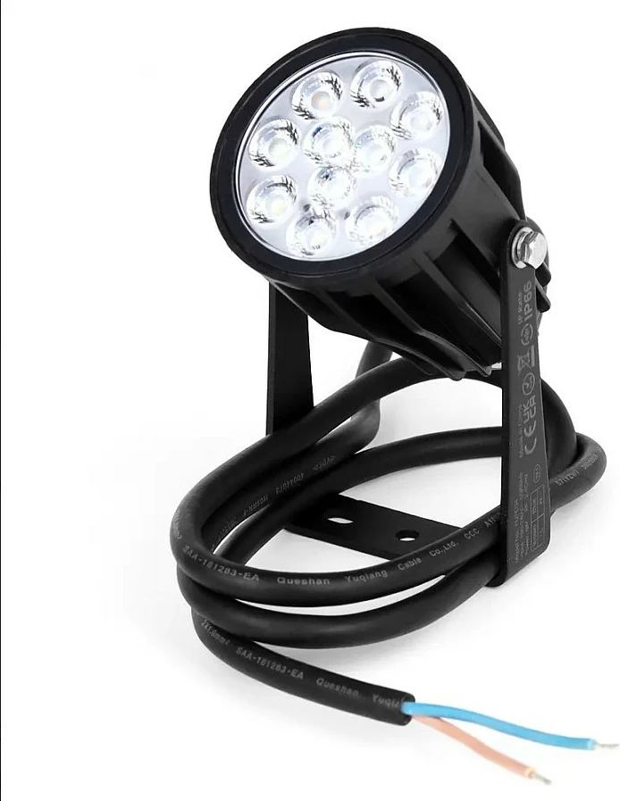 Lampë kopshti LED Synergy21 FUTC04ZR, 6W, RGB-CCT, IP66, Zigbee+ WiFi, e zezë