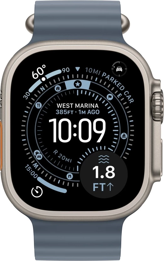 Apple Watch Ultra 3 Cellular 49mm Medium Natural Titanium Milanese Loop