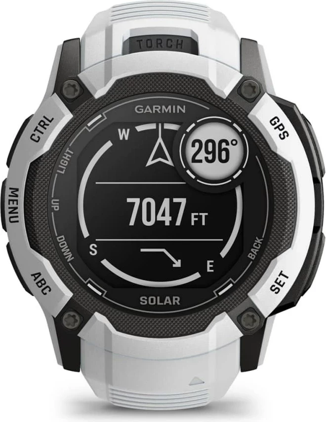 Smartwatch Garmin Instinct 2X Solar, 50mm, GPS, Bardhë