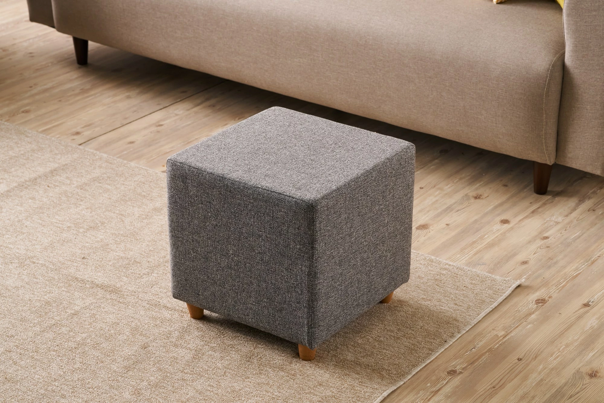 Puf Atelier del Sofa, ngjyrë antracit, Olimpos