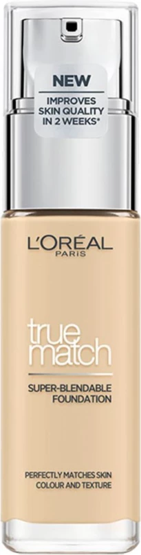 Fondatinë L’Oréal Paris True Match SPF17, 1.D/1.W Golden Ivory, 30ml