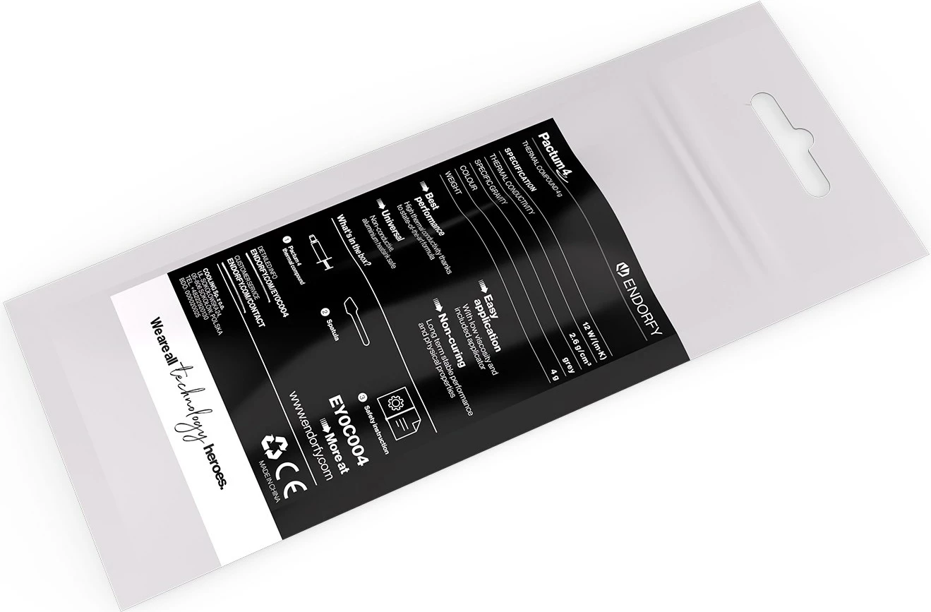 Pasta termale ENDORFY Pactum 4, 12 W/m·K, 4 g