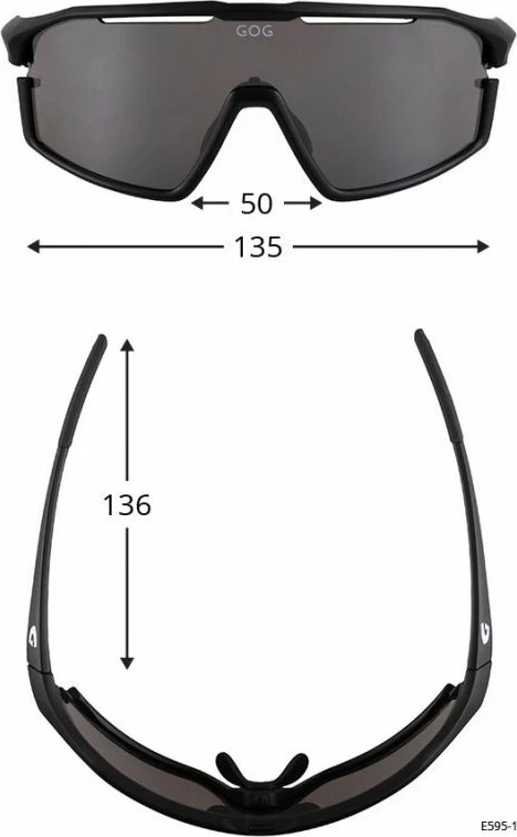 Syze Goggle për meshkuj dhe femra, të zeza