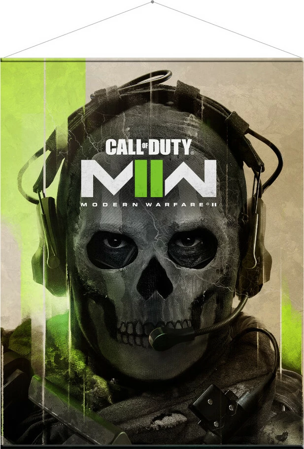 Poster kanavace Gaya Call of Duty MWII "Ghost" 59.4 x 84.1 cm