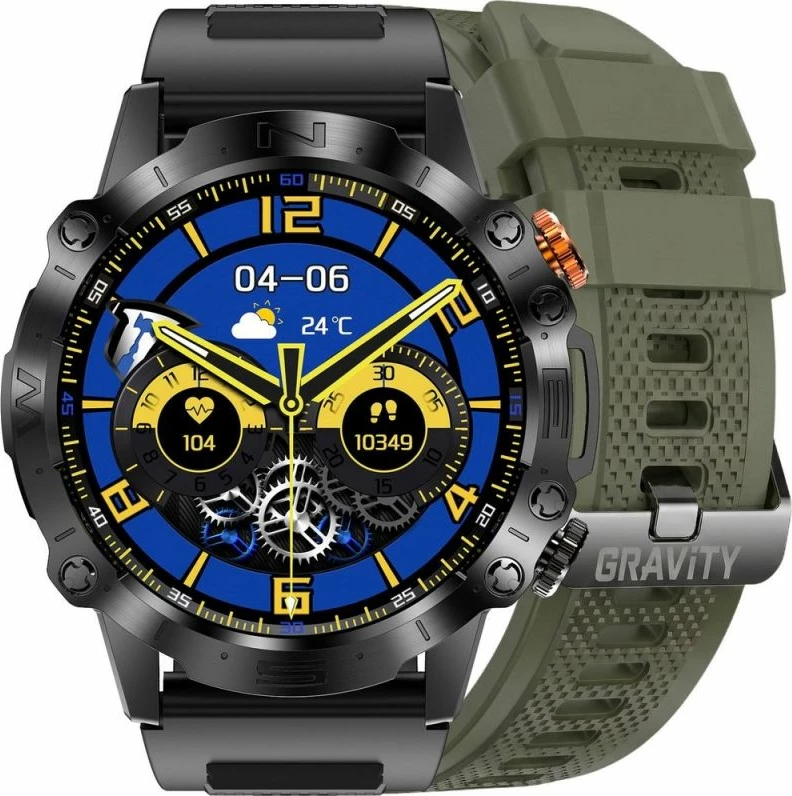 Smartwatch Gravity GT20-7, i zi, 2 rripa