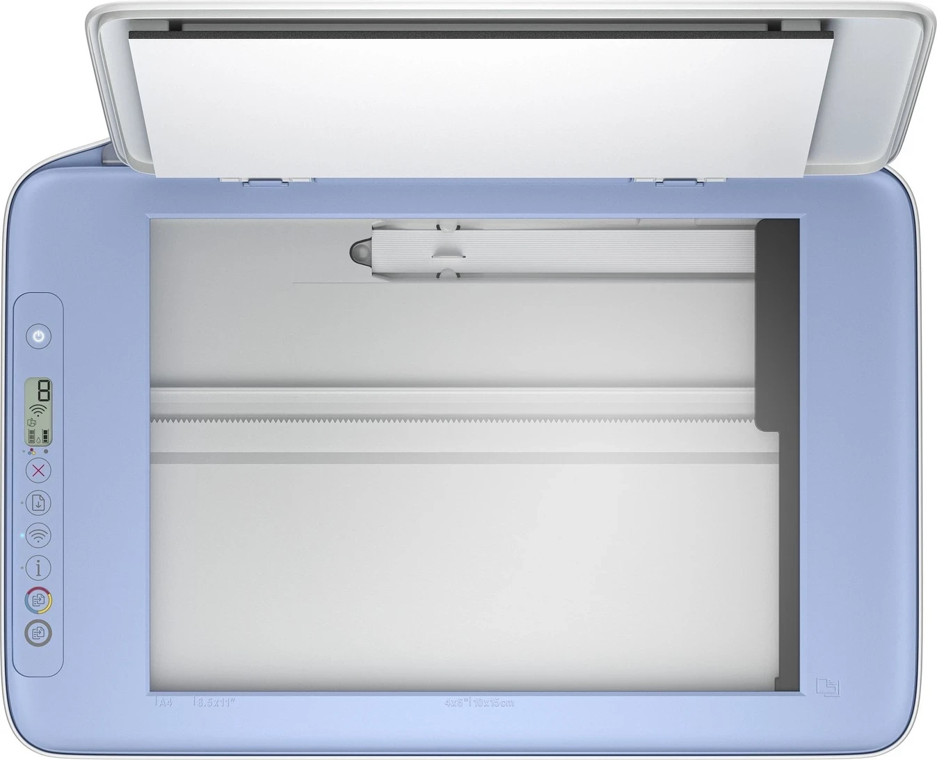Printer HP DeskJet 2822e - WiFi | HP Smart | AirPrint | Instant Ink | HP+, bardhë-kaltër