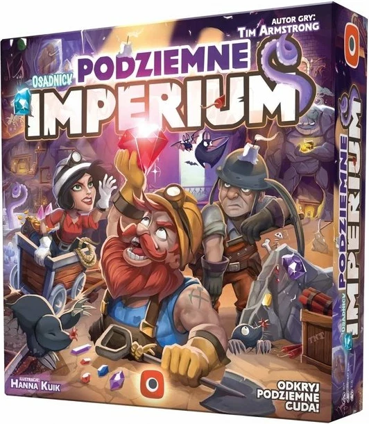 Lojë tavoline Portal Games Underground Empire, 1-5 lojtarë, 60 min, 10+, version polonisht