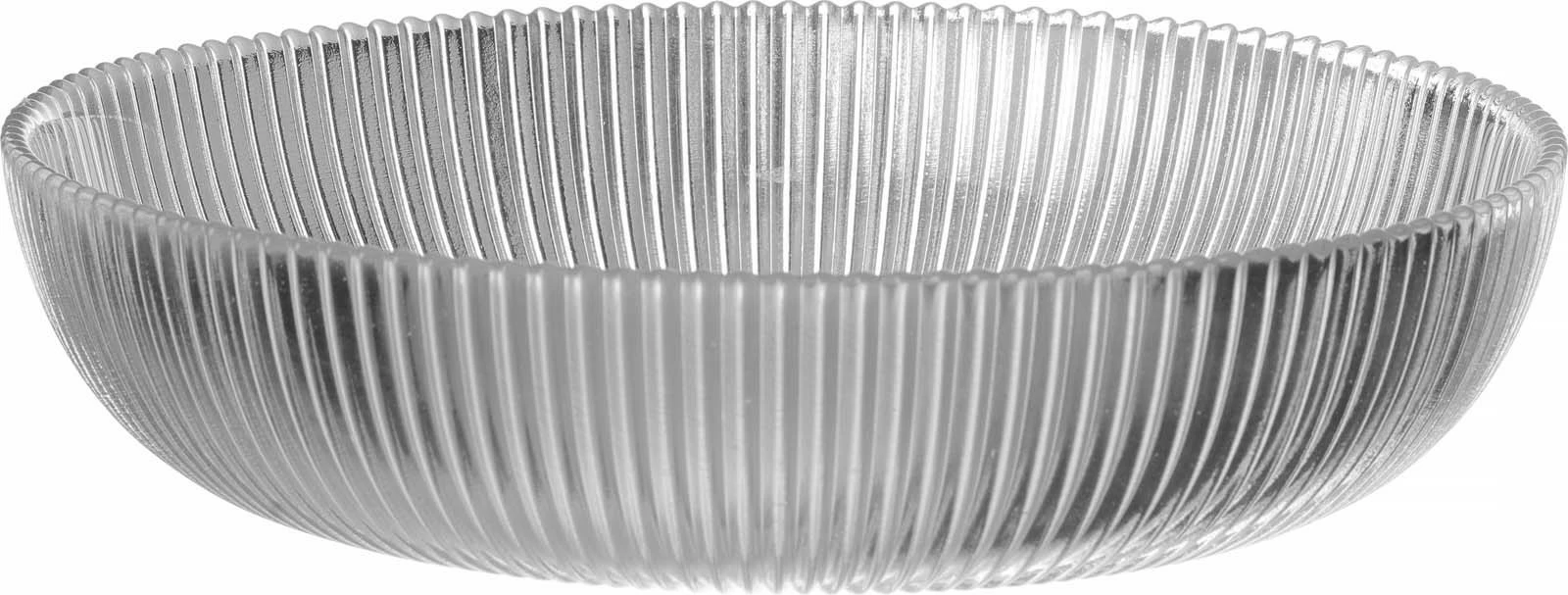 Tas qelqi Fine Dine Aura ø250mm 2L, set 4 copë, transparent