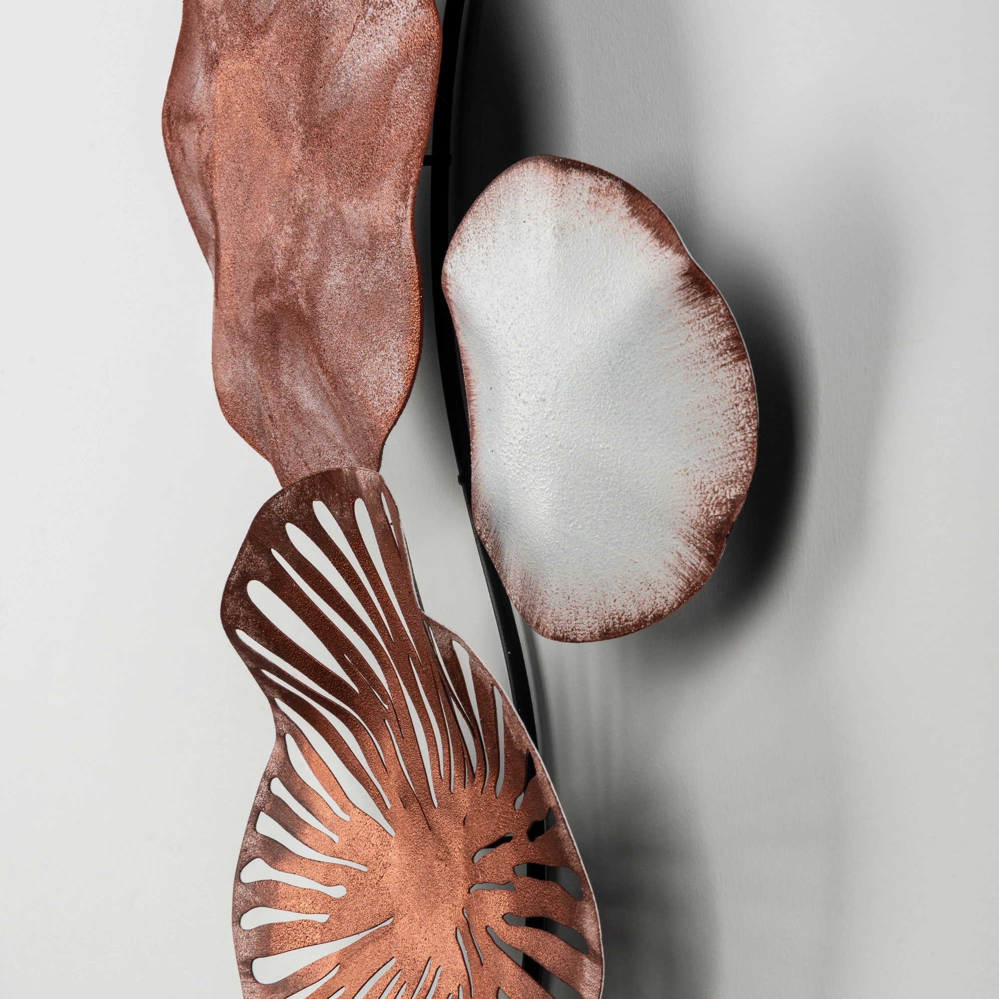 Aksesor dekorativ metalik për mur, Wallity Astrid, CH102-4, shumëngjyrësh, 79x35cm