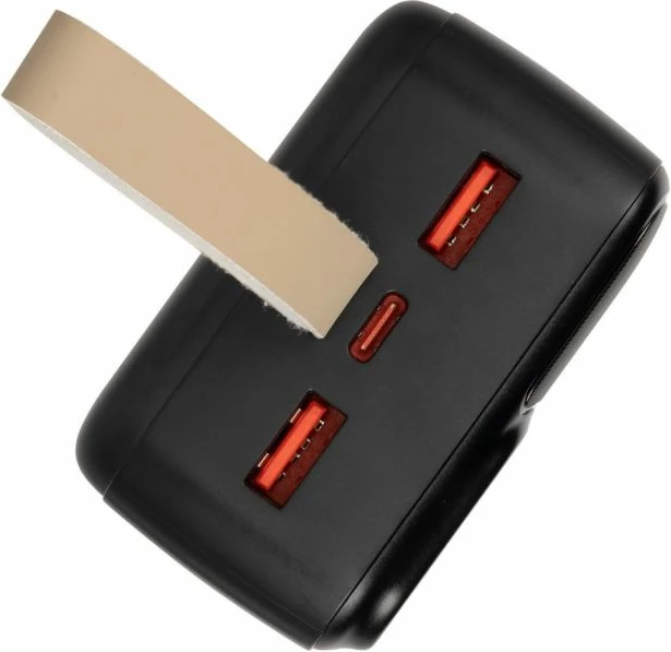 Powerbank RIVACASE VA2585 30000mAh 20W QC 3.0/PD 3.0 me LCD, gri e errët