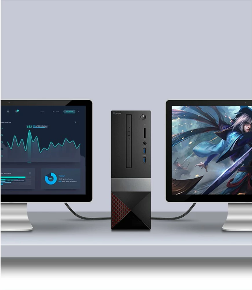 Kabllo DisplayPort-DisplayPort Ugreen DP112/DP102, 3m, Gri