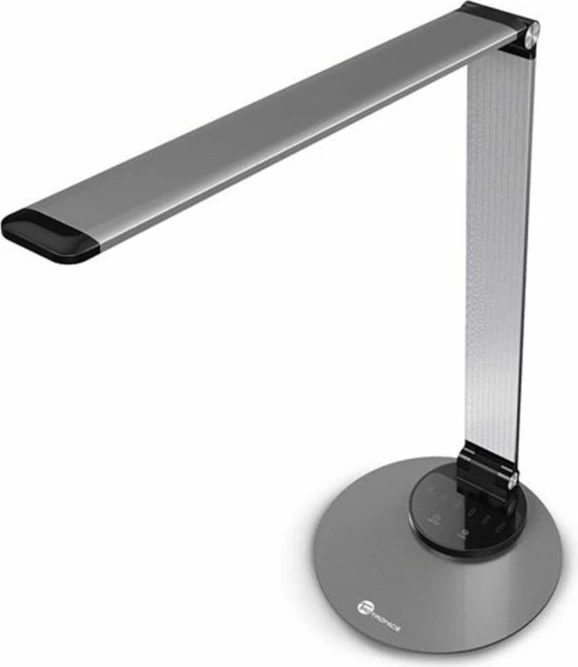 Lampë tavoline LED TaoTronics TT-DL22, ultra slim, 3 ngjyra/6 nivele ndriçimi, USB port, gri e errët