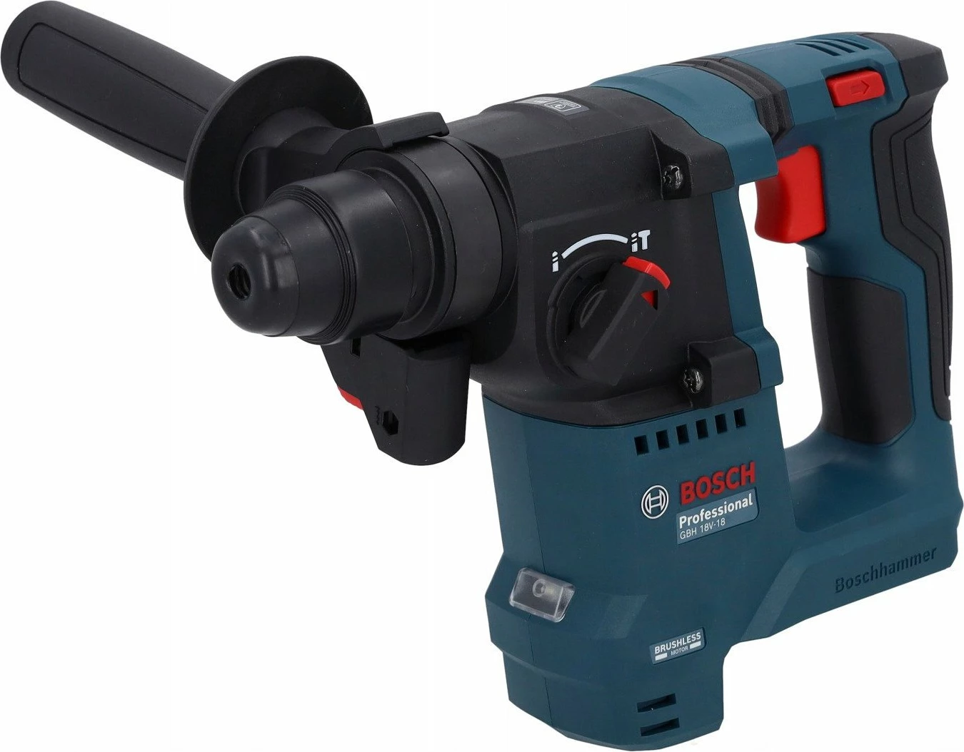 Çekiç shpues akumulator Bosch GBH 18V-18 18V SDS-Plus, 2x 2Ah, me karikues dhe valixhe
