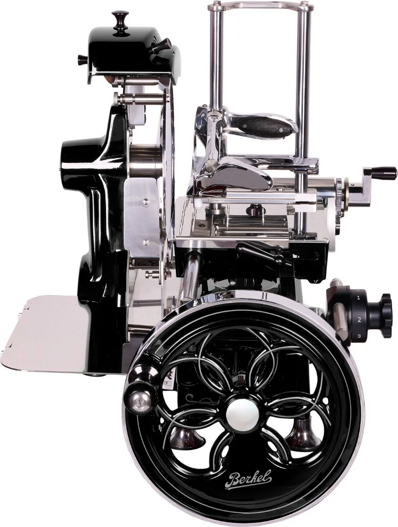 Makineri prerëse Berkel Volano B2, manuale, çelik inox, e zezë