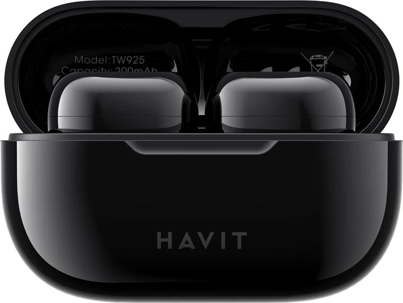 Kufje HAVIT TW925 TWS, pa tela, Bluetooth 5.1, e zezë