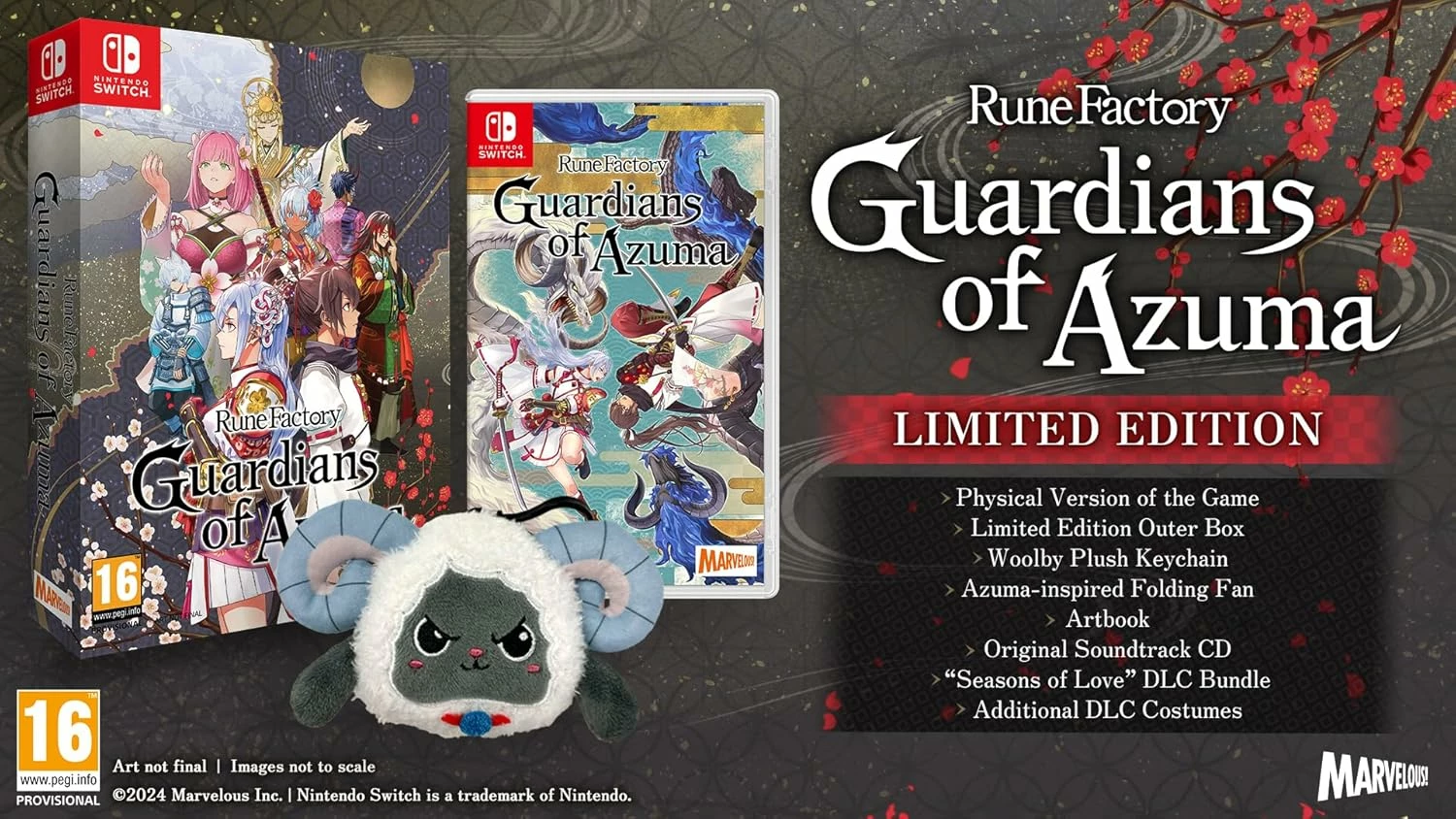 Lojë për Nintendo Switch Marvelous Europe Rune Factory: Guardians of Azuma Limited Edition, paketë koleksionisti