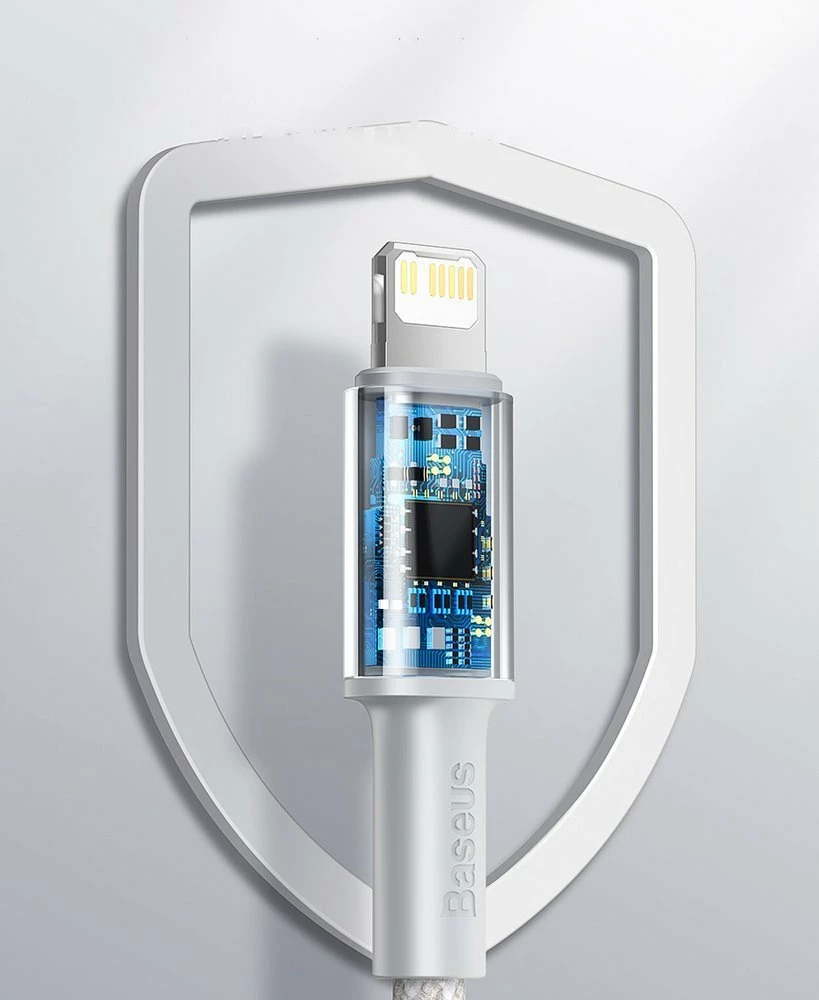 Kabllo Baseus CATLGD-01 USB-C në Lightning, 1m, 20W, e zezë