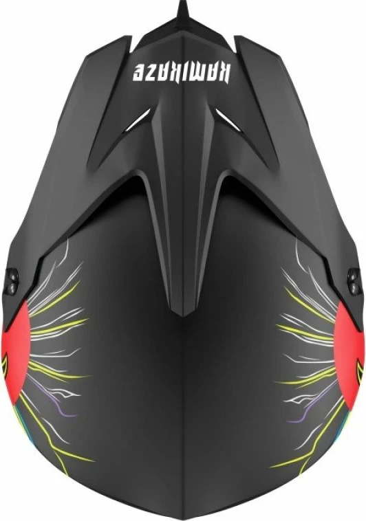 Helmetë full-face KAMIKAZE Tokyo Drift AKC208, e zezë, L