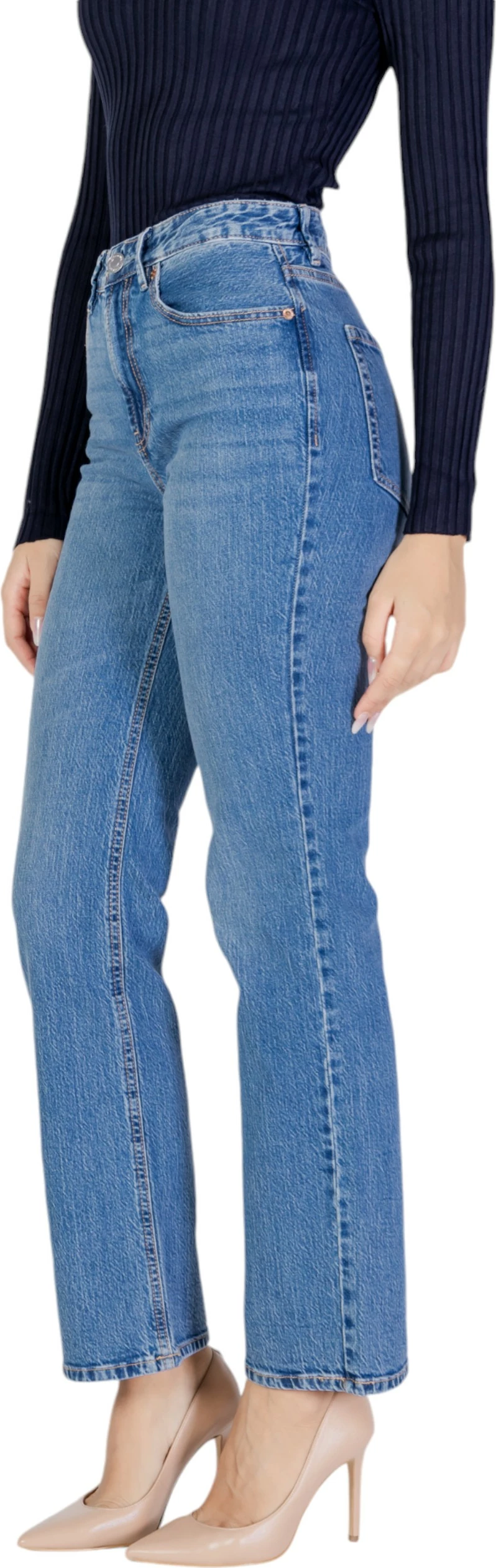 Xhinse për femra Vero Moda VMTESSA HR Straight LI3114, denim të çelëta [Madhësia: W25 L32]