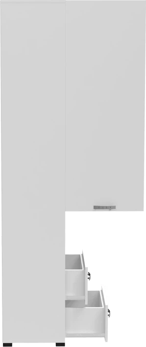 Kolonë ekspozuese Toscana, ngjyrë e bardhë, 50x42x222.5cm