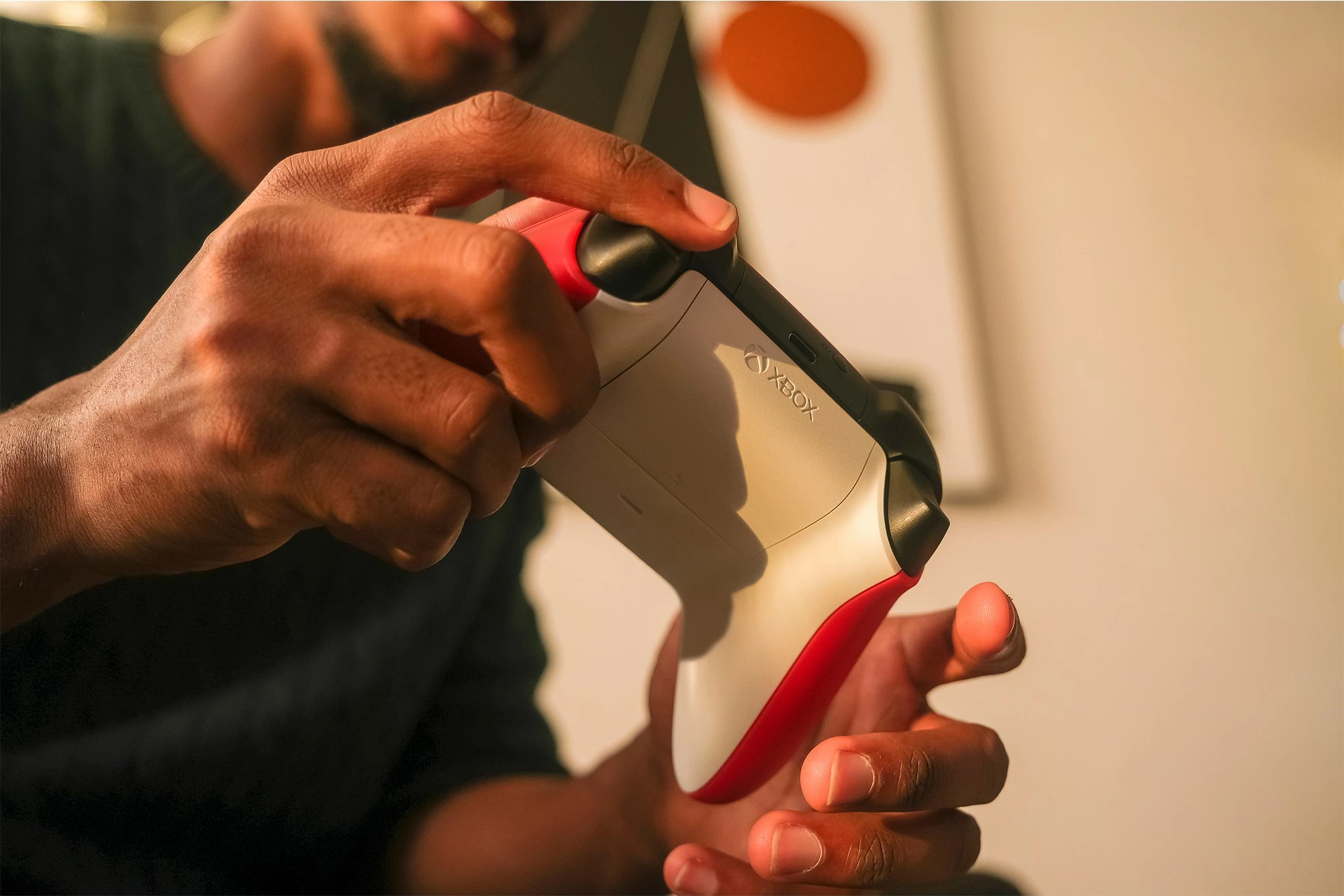 Gamepad Microsoft Xbox Wireless Controller, Bluetooth/USB, i kuq