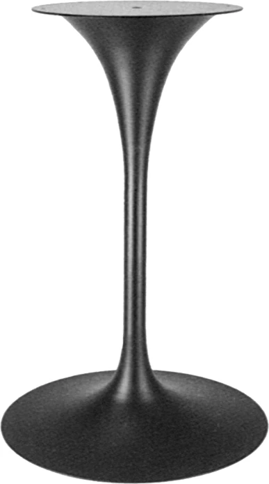 Bazë tavoline metalike, ngjyrë e zezë, D51x72cm