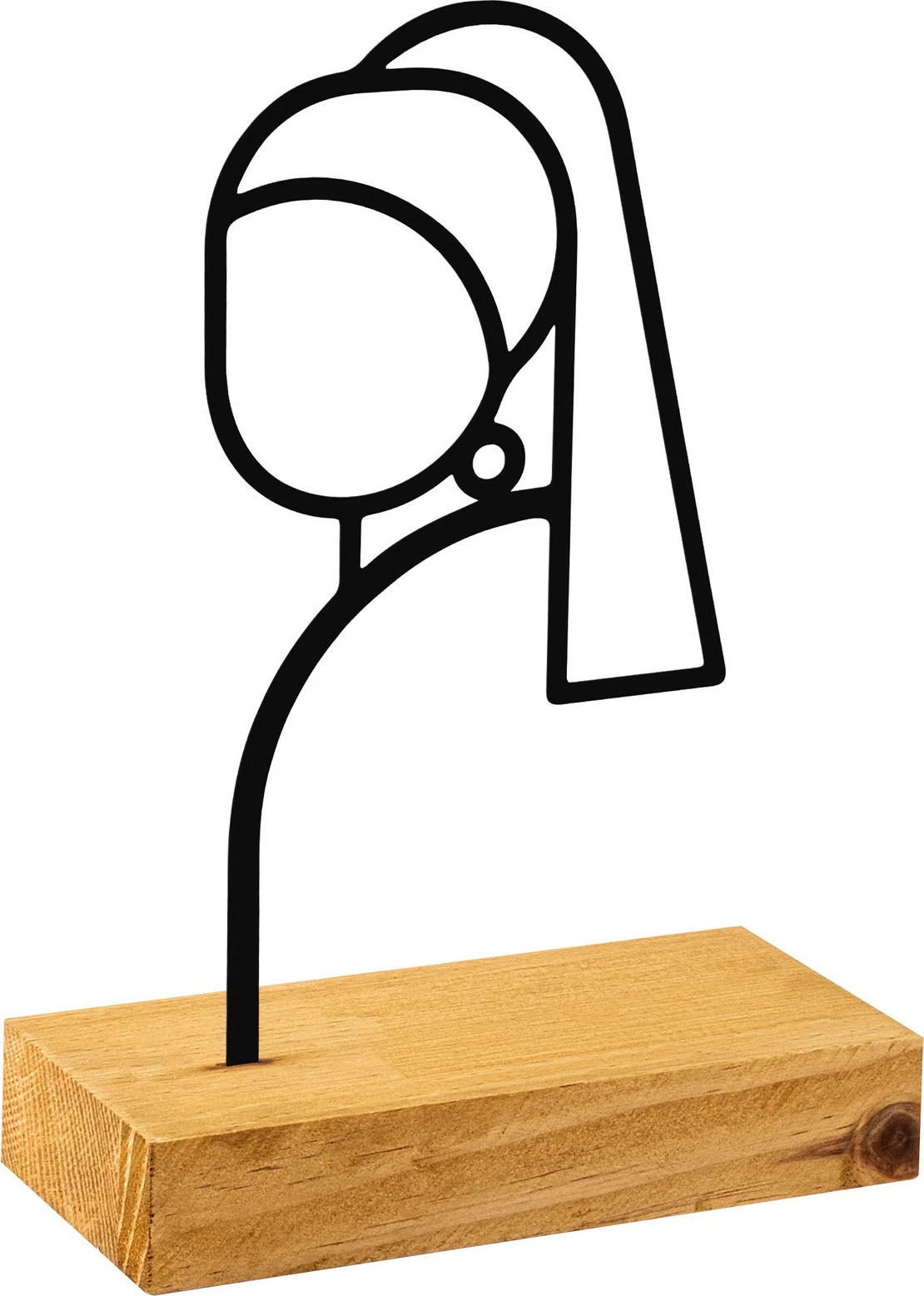 Objekt dekorativ Aberto Design, perlë - e zezë