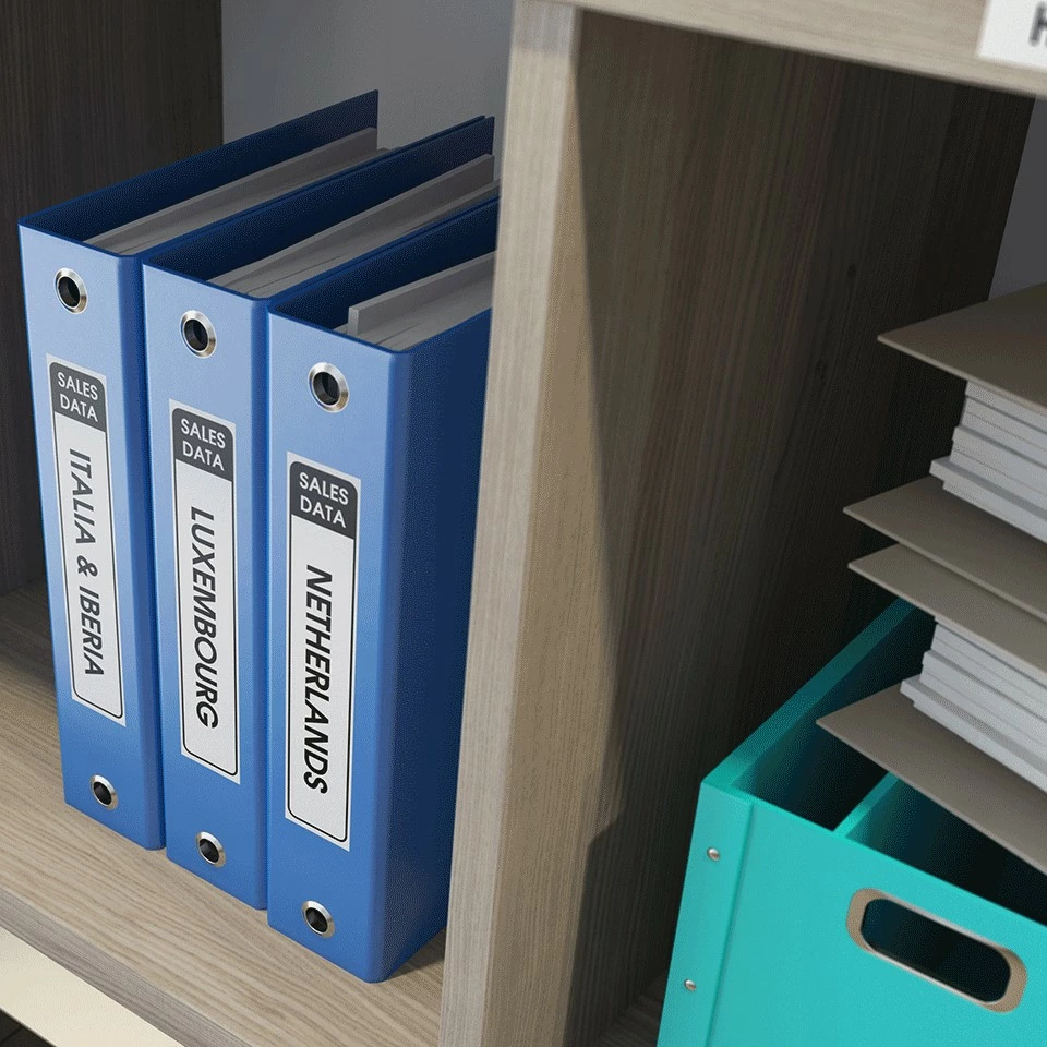 Etiketa letre Brother DK-22210, për P-Touch, 54mm, e bardhë/zi