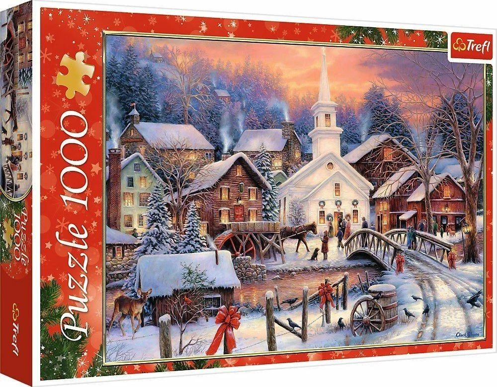 Puzzle Trefl 10602 White Christmas, 1000 pjesë