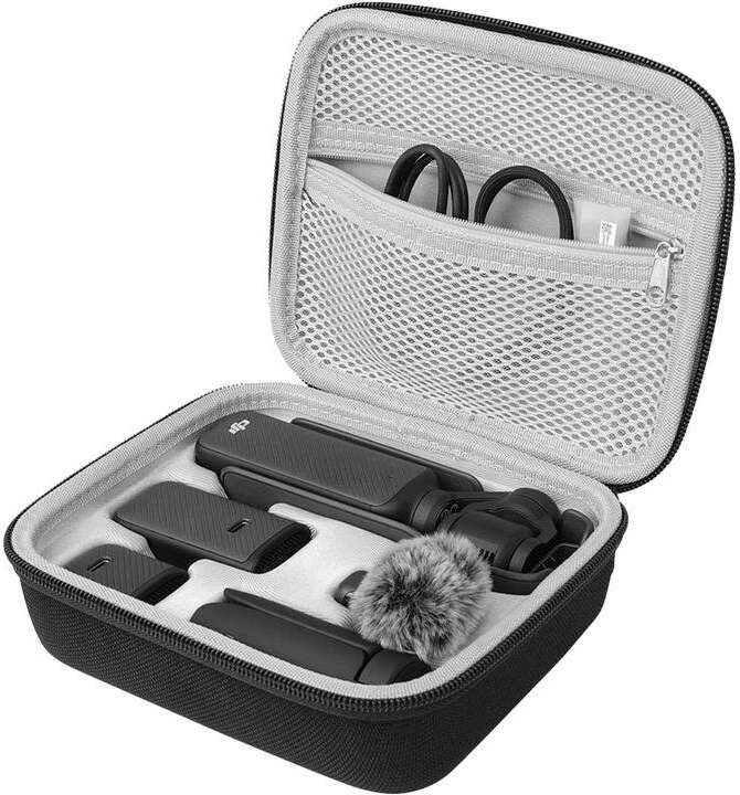 çantë ruajtëse EVA, Telesin, S6-PRC-01-TDJ, për DJI Osmo Pocket 3, me ndarje, 184 x 153.4 x 72 mm, e zezë