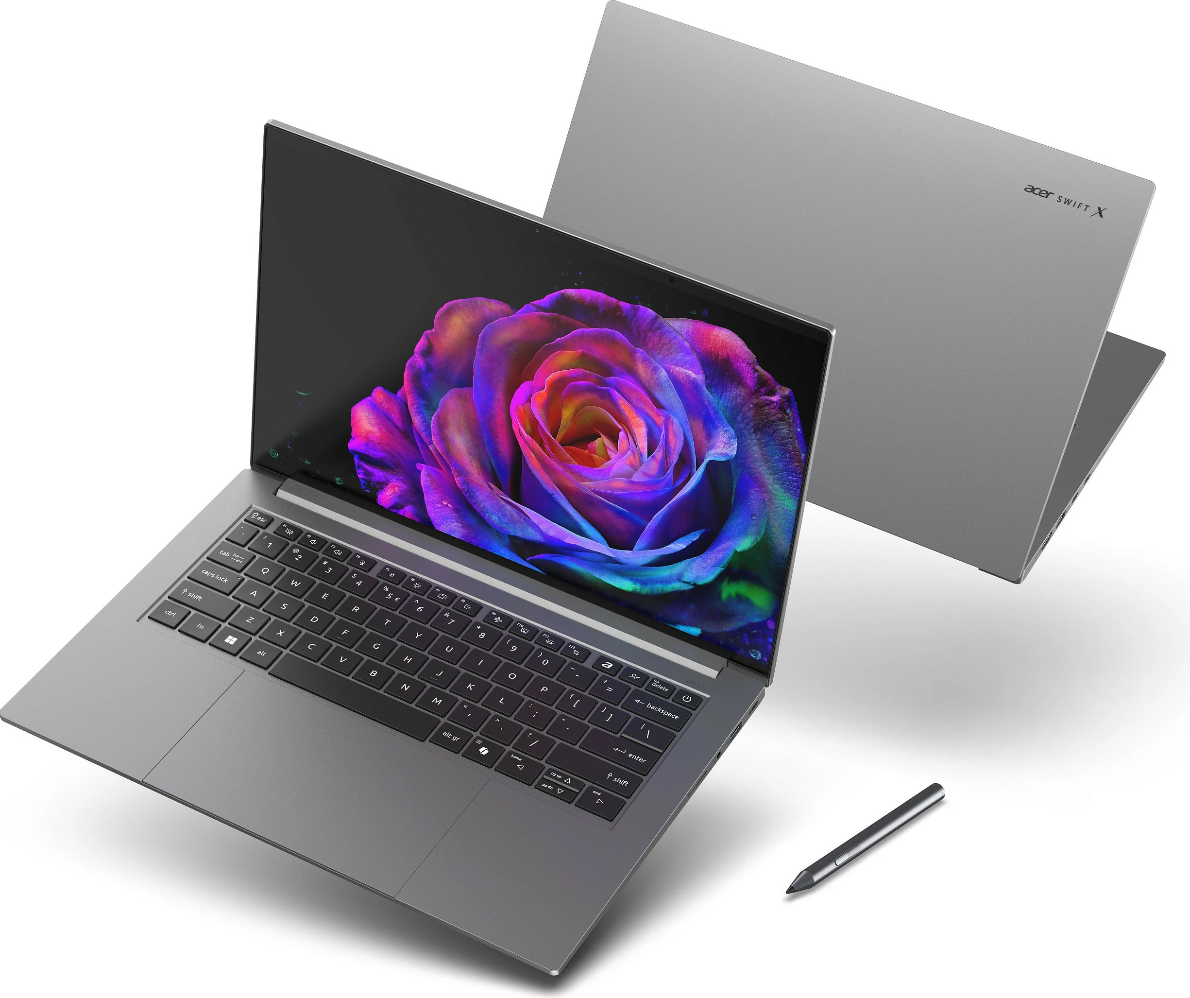 Laptop Acer Swift X 14 OLED SFX14-73G-79BJ, 14.5" 2880x1800, GeForce RTX 5060 8GB, Titanium Grey