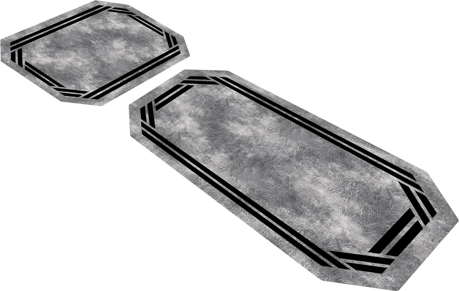 Set tapetash për banjo, gri e zi, Mijölnir, 2 copë, 21020615Sy