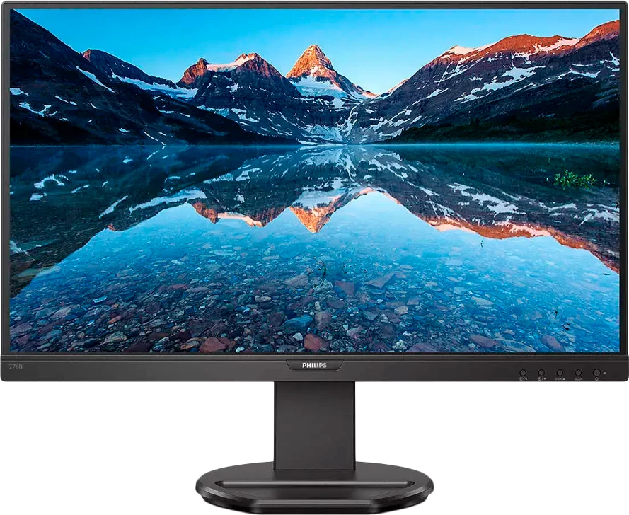 Monitor PHILIPS 276B9 27\" QHD IPS 75Hz USB-C PD 65W me hub USB, altoparlantë, zi