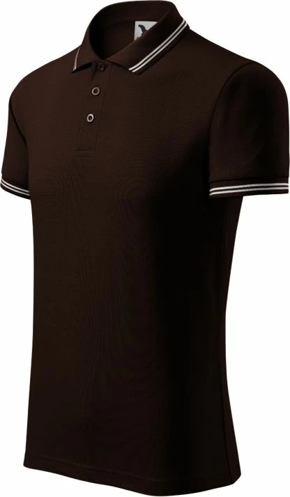 Polo maicë Malfini për meshkuj, ngjyrë kafe