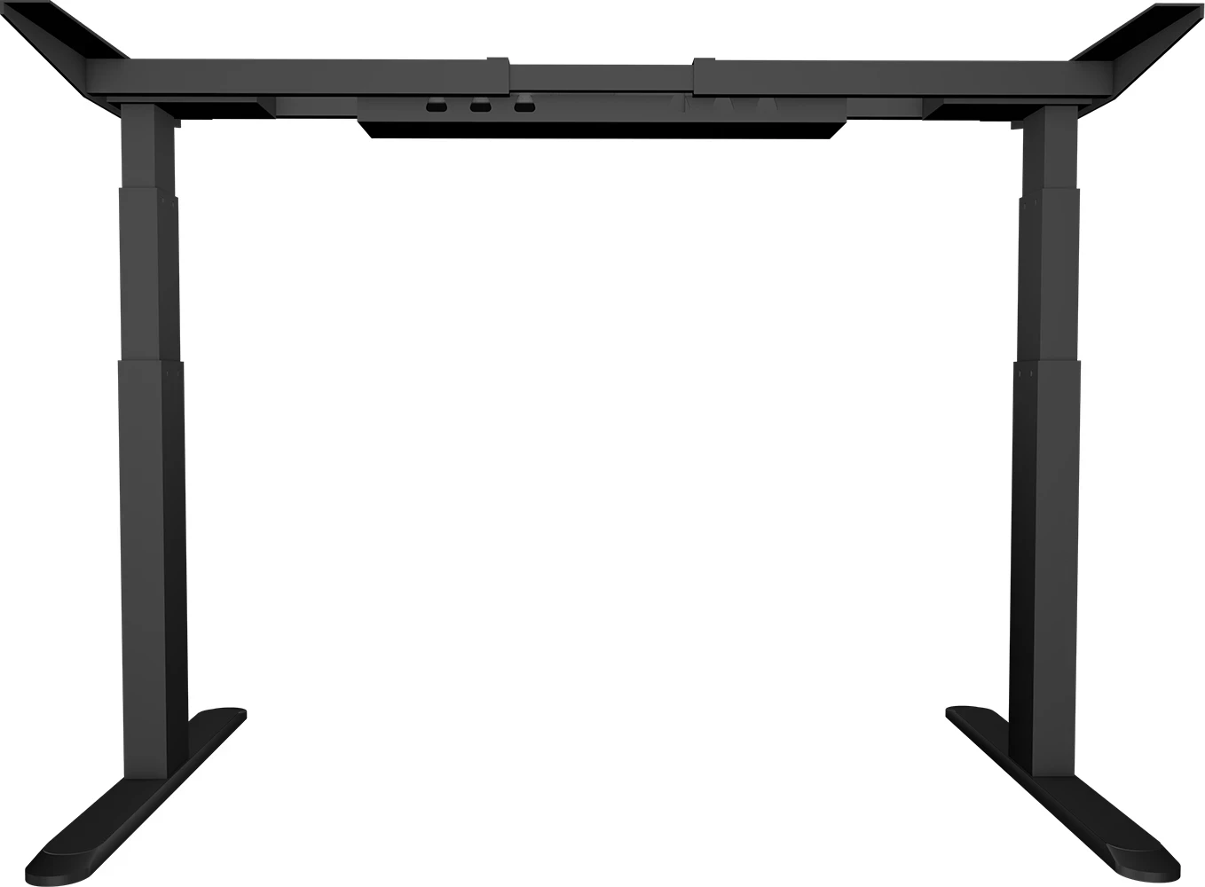 Kornizë tavoline elektrike ngritëse (sit/stand) UVI Desk Standard UVID1BL, 62-128 cm, 100-170 cm, e zezë