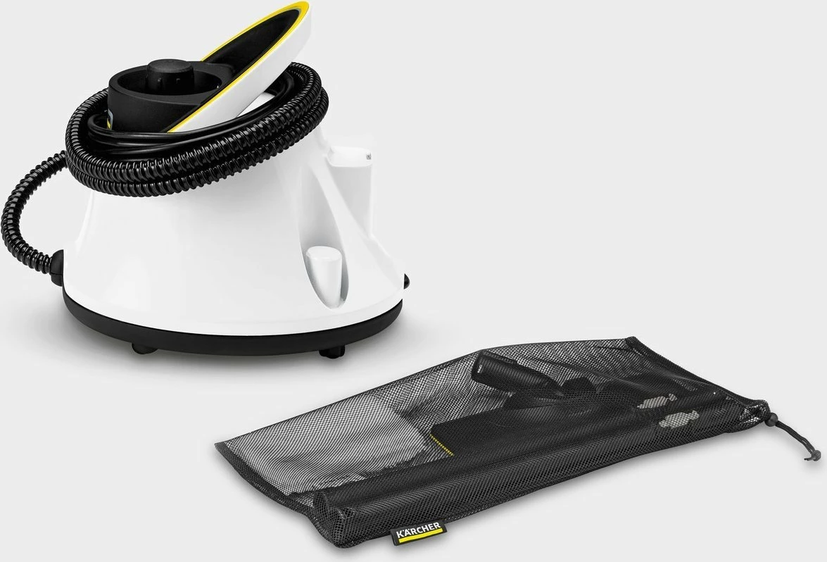Pastrues me avull Karcher SC 2 Deluxe 1500 W, 3.2 bar, rezervuar 1 L, i bardhë, set me aksesorë