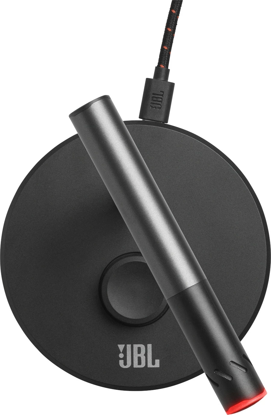 Mikrofon JBL Quantum Stream Talk, super-kardioid, 3.5 mm, me stativ, i zi