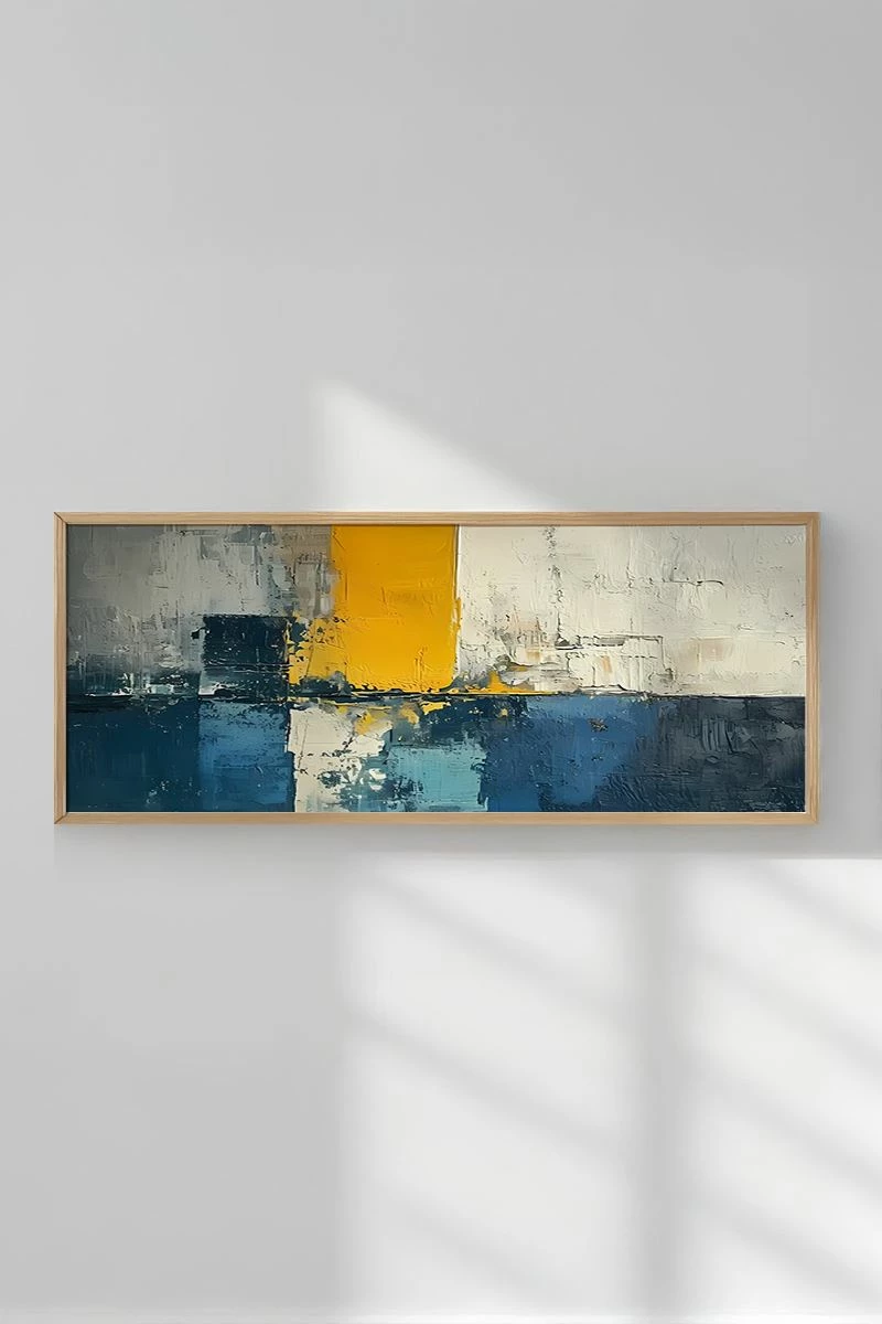 Pikturë dekorative me kornizë, shumëngjyrëshe, Wallity, Artsmdfyty14-50120, 50x120cm