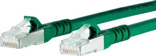 Kabl Ethernet METZ CONNECT 1308451055-E, Cat6a S/FTP, 1 m, RJ-45, gjelbër