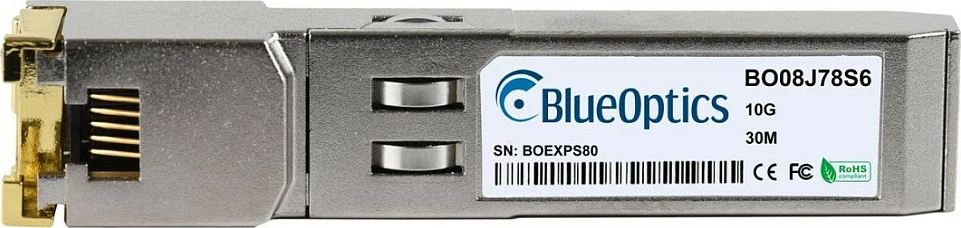 Modul transceiver rrjeti BlueOptics UF-RJ45-10G, SFP+ në RJ45 (Copper), 10Gbps, 30m