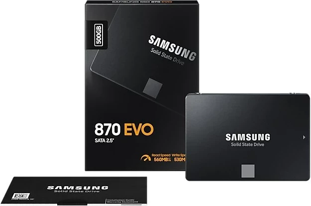 SSD Samsung 870 EVO, 500 GB, 2.5", SATA III, i zi