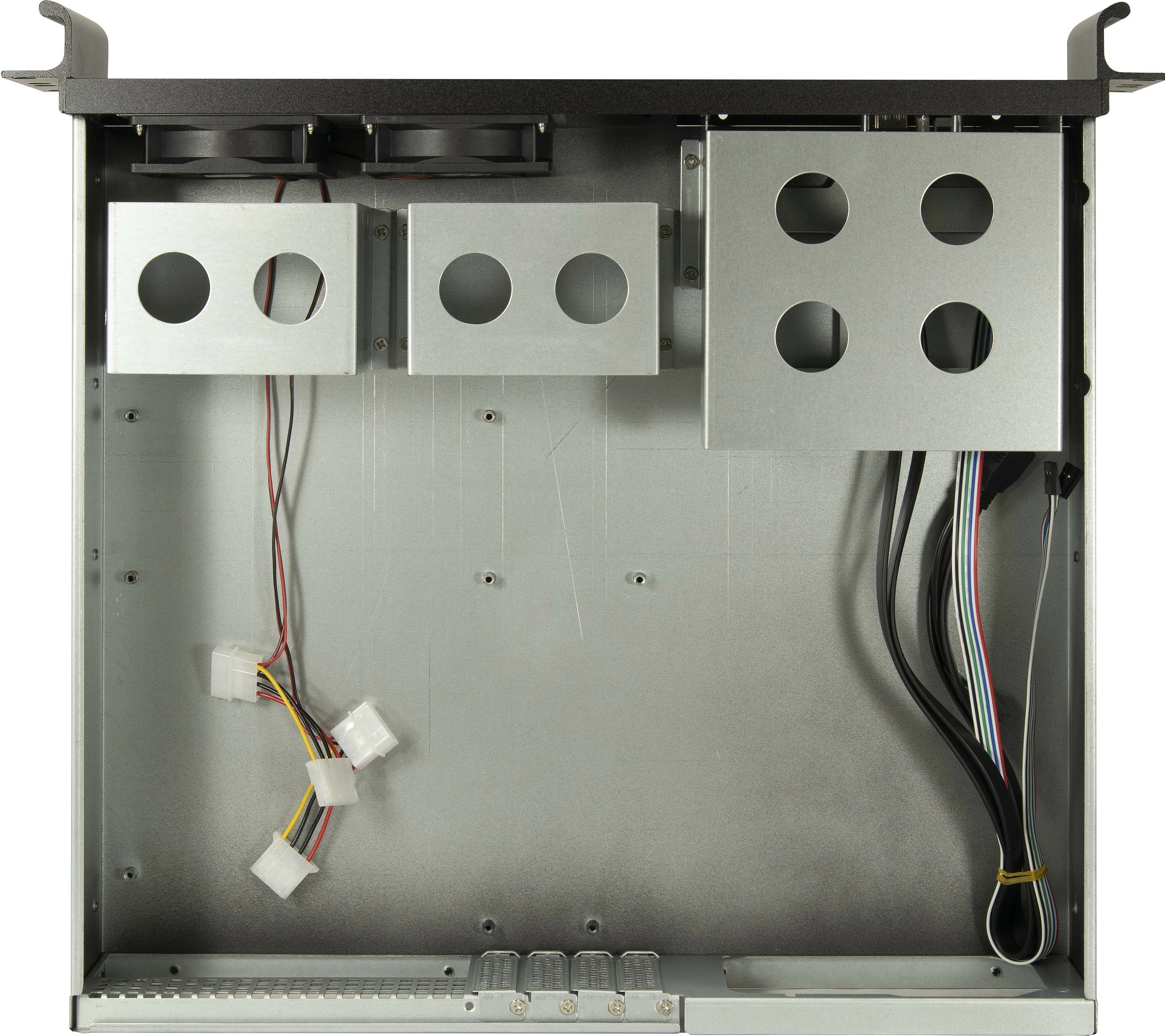 Kasë serveri Inter-Tech 2U-K-240L, Rack 2U, micro ATX/Mini-ITX, USB 3.2 Gen 1, e zezë