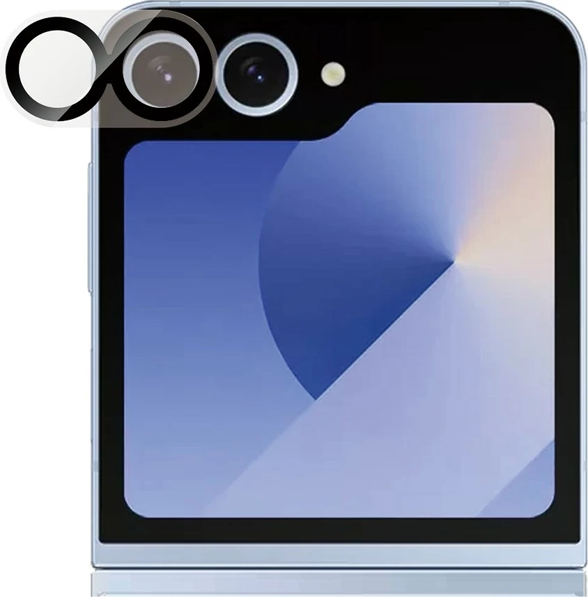 Mbrojtës xhami PanzerGlass për lentet Samsung Galaxy Z Flip 6, transparent