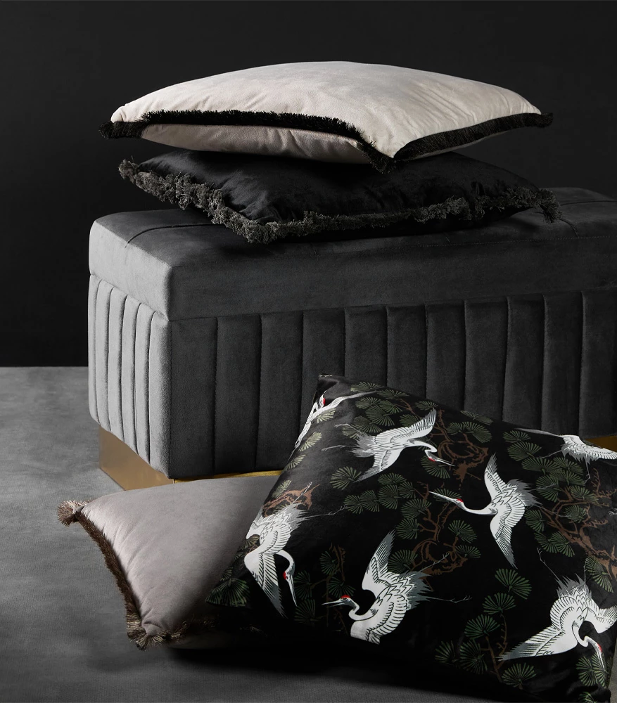 Jastëk dekorativ Iheron, pëlhurë shumëngjyrëshe, 45x45cm