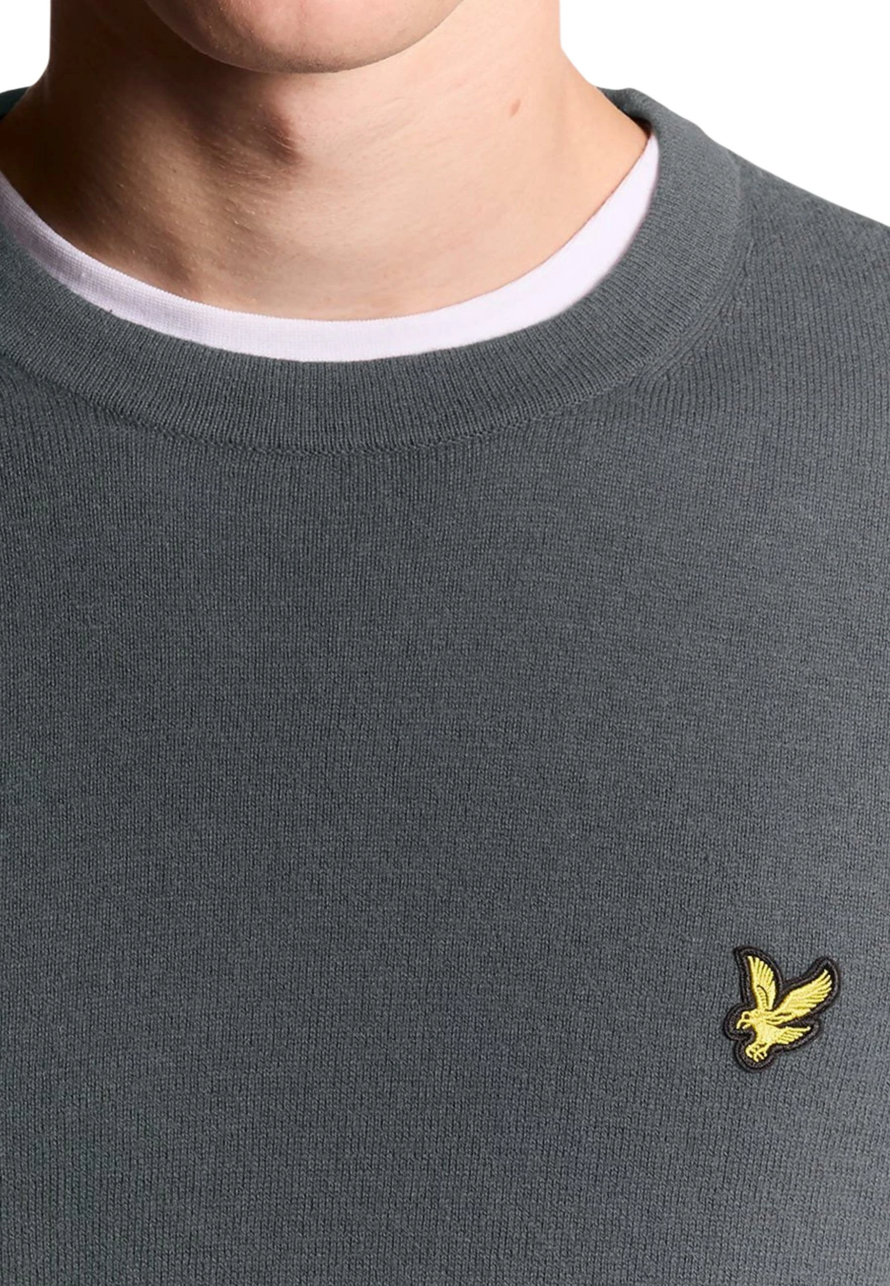 Xhemper për meshkuj Lyle & Scott KN2110VC, antracit [Madhësia: M]