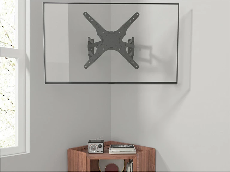 Mbajtëse muri për TV/monitor EQUIP, 23-55", 6 nyje, VESA 200x100-400x400, deri 45kg, e zezë