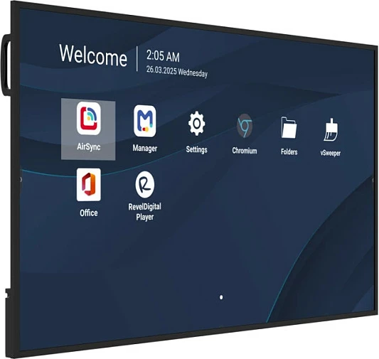 Ekran profesional komercial ViewSonic CDE31 65", 4K UHD, Android 14, Wi‑Fi, 24/7